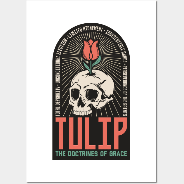 TULIP - The doctrines of grace Wall Art by Reformer